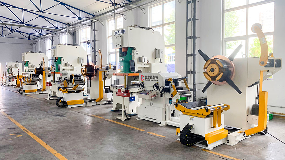 5臺(tái)110噸開(kāi)式單曲軸沖床